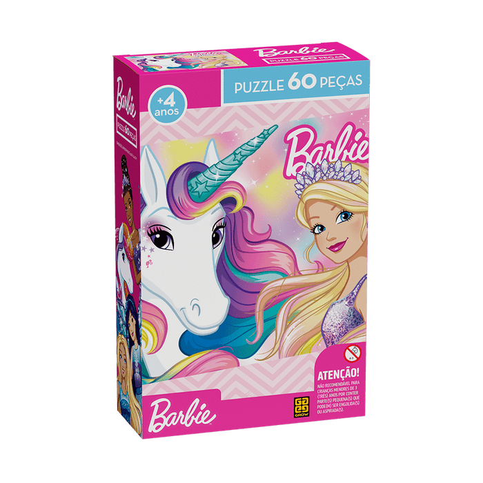 Puzzle 60 peças Barbie / Puzzle 60 pieces barbie - Grow