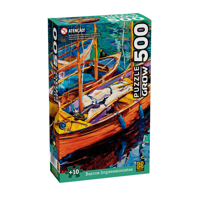 Puzzle 500 peças Barcos Impressionistas / Puzzle 500 pieces Impressionist boats - Grow