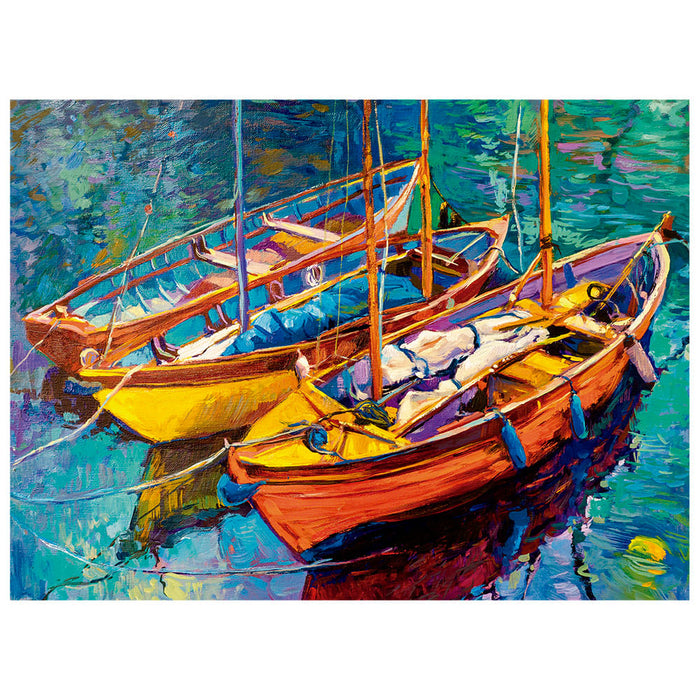 Puzzle 500 peças Barcos Impressionistas / Puzzle 500 pieces Impressionist boats - Grow