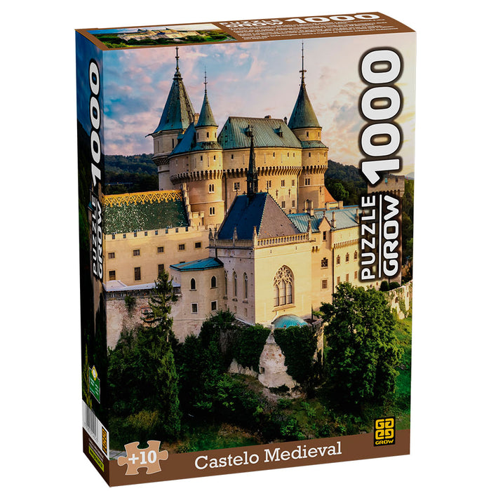 Puzzle 1000 peças Castelo Medieval / Puzzle 1000 pieces Medieval Castle - Grow