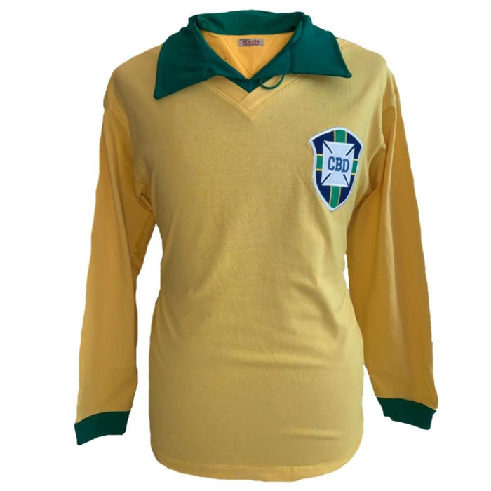Pele Brazilian Soccer Jersey Team 1962 - Original Retro Athleta