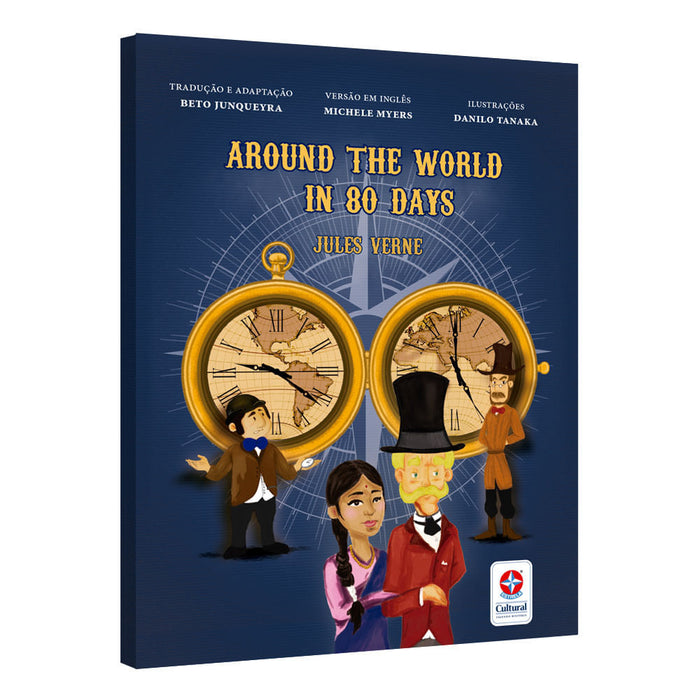 Livro Around the World in 80 days - Estrela Cultural