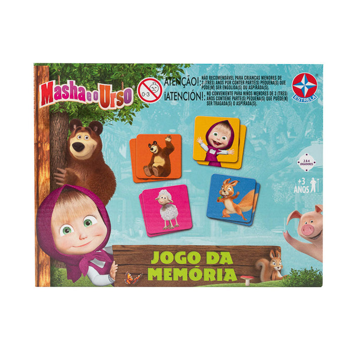 Jogo da Memória Masha e O Urso - Estrela