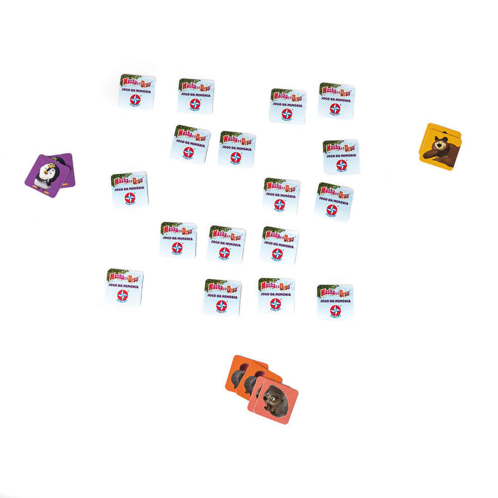Jogo da Memória Masha e O Urso - Estrela