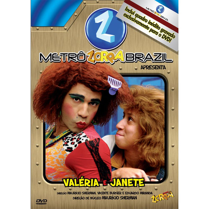 DVD Metrô Zorra Brasil - Valéria e Janete