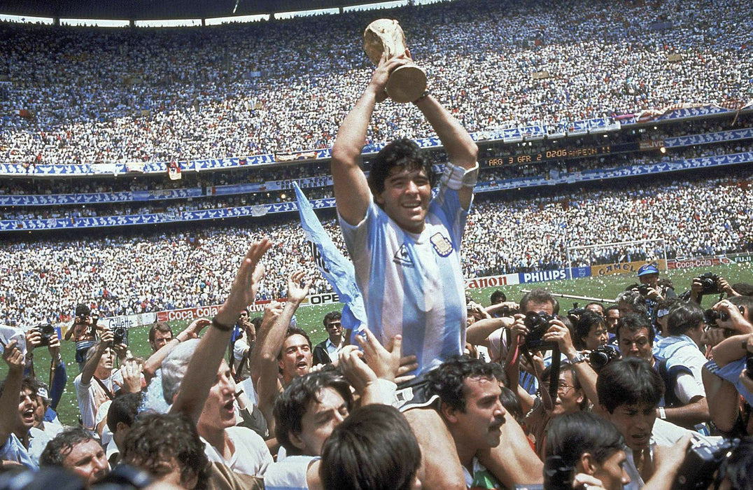 Maradona 10 - Argentina Home Retro Jersey - World Cup 1986 Mexico