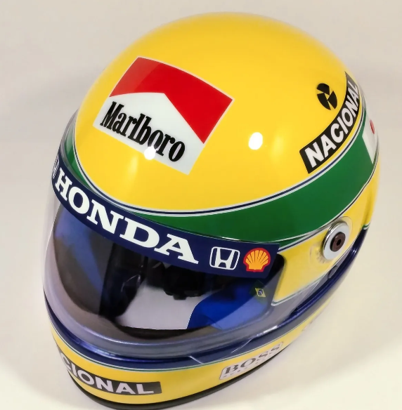 Ayrton senna helmet year 1992 F1 - GP JAPAN full size Never used Ayrton Senna Da Silva