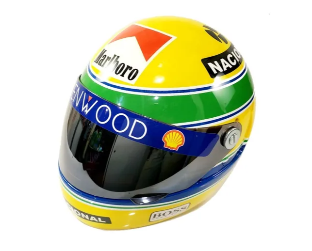 Ayrton senna helmet year 1993 F1 full size Never used Ayrton Senna Da Silva