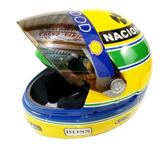 Ayrton senna helmet year 1993 F1 full size Never used Ayrton Senna Da Silva