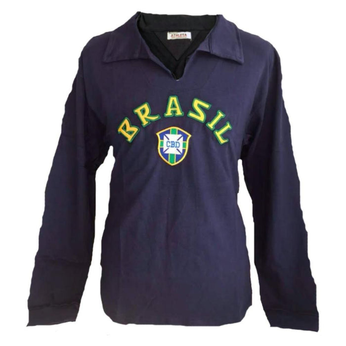 Goalkeeper Soccer Jersey Brazilian National Team 1970 - Original Retro Athleta