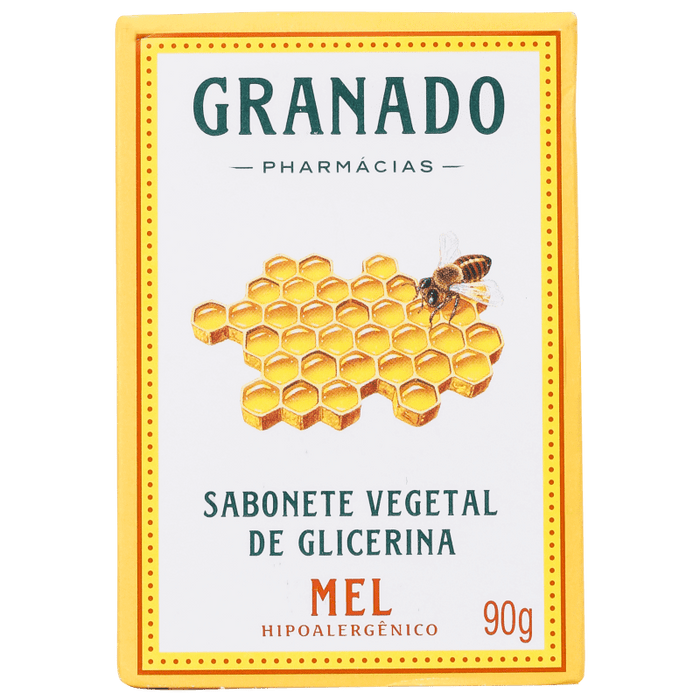 Granado Glycerin Soap Vegetable and Honey - Soap in Bar 90g