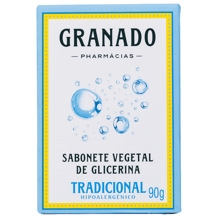 Granado Glycerin Soap Vegetable Traditional - Soap in Bar 90g