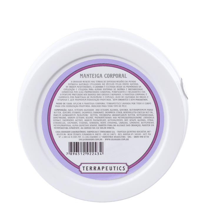 Granado Terrapeutics Lavender - Moisturizing Body Butter 200g
