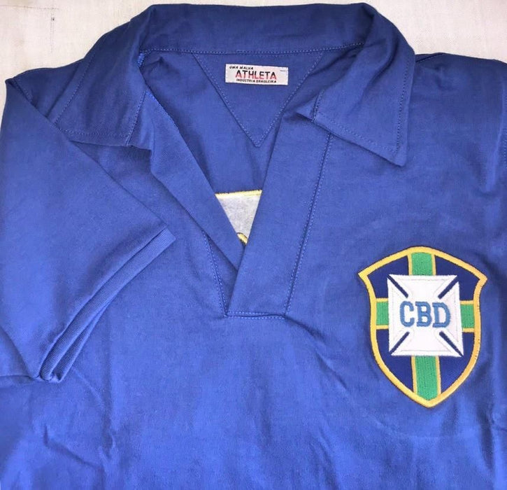 Seleção Brasileira Soccer Jersey Brazilian Team 1958 - Original Retro Athleta