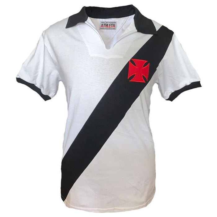 Vasco Soccer Jersey 1960 White - Original Retro Athleta