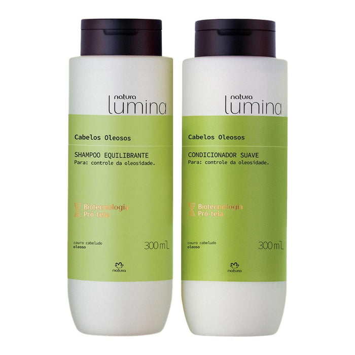 Natura LUMINA Sistema Limpeza Cabelos Com Oleosidade / Hair Cleaning System With