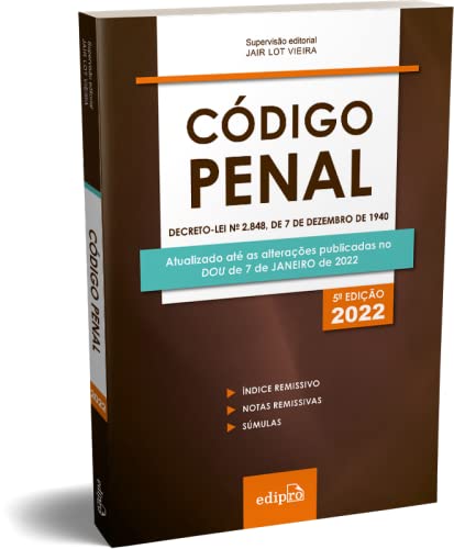 Código Penal 2022: Mini - Jair Lot Vieira - Português Capa Comum