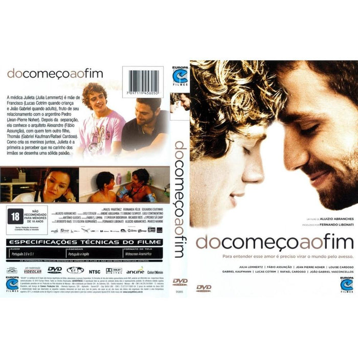 DVD Do Começo ao Fim - Cinema Nacional