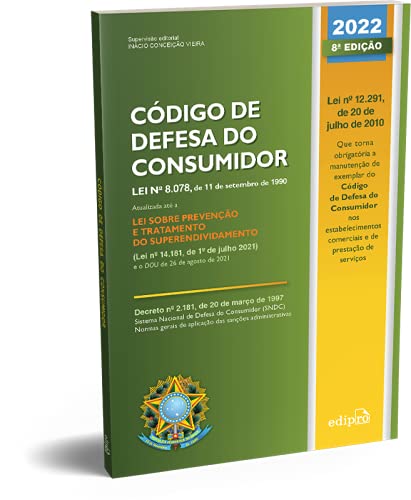 Código de Defesa do Consumidor 2022: Atualizado até 26 de agosto de 2021 - Inácio Conceição Vieira - Português