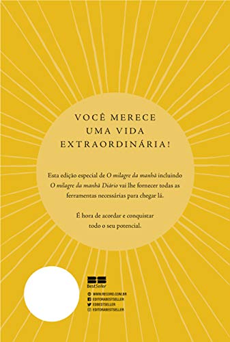 O milagre da manhã: Edição especial incluindo O milagre da manhã – Diário - Hal Elrod - Português