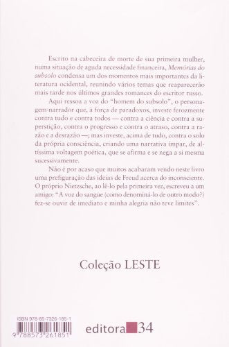 Memórias do subsolo - Boris Schnaiderman