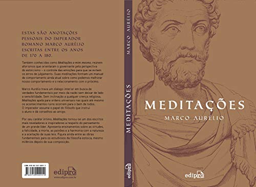 Meditações: Edição com postais + marcador - Marco Aurélio - Português