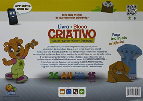 Livro + Bloco Criativo (Escolinha Todolivro) - MARIA ANGELA & VIRGÍNIA FINZETTO - Português