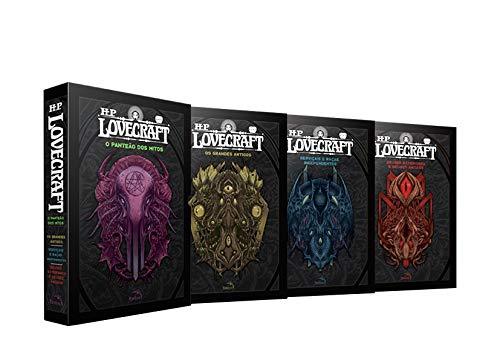 Box H. P. Lovecraft: O Panteão dos Mitos + Pôster + Marcadores (Português) Capa comum