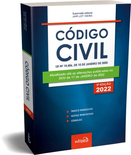 Código civil 2022: Mini - Jair Lot Vieira - Português Capa Comum