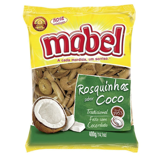 Biscoito MABEL Rosquinha de Coco Pacote 400g
