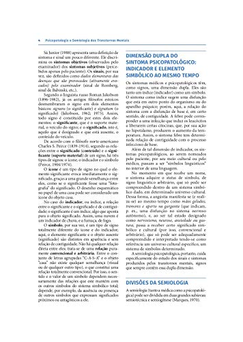 Psicopatologia e Semiologia dos Transtornos Mentais - Paulo Dalgalarrondo - Português