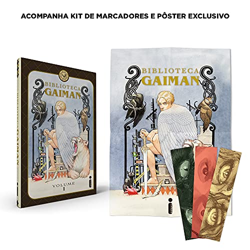 Biblioteca Gaiman - Volume 1 - Acompanha Kit de Marcadores e Pôster Exclusivo. Capa dura - Neil Gaiman - Português Capa dura
