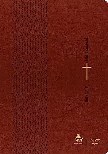 Bíblia Nvi Português Inglês Capa Marrom - Hardcover