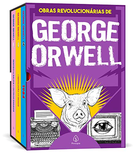 As obras revolucionárias de George Orwell  -  Box com 3 livros - George Orwell - Português
