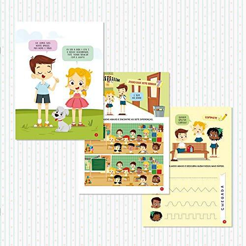 Livro de atividades Caminho Suave 4-5 anos: Passatempos e desenhos para colorir (Português) Capa comum
