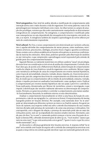 Princípios Básicos de Análise do Comportamento - Márcio Borges Moreira - Português