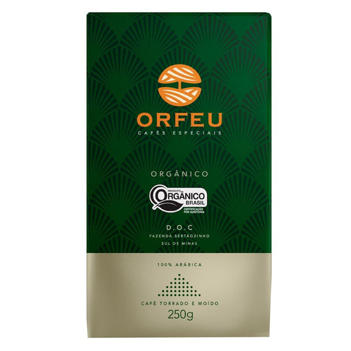 Café Torrado e Moído ORFEU Orgânico Caixa 250g