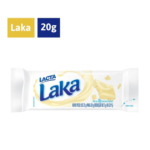 Chocolate Branco Laka LACTA 20g 1 Unidade