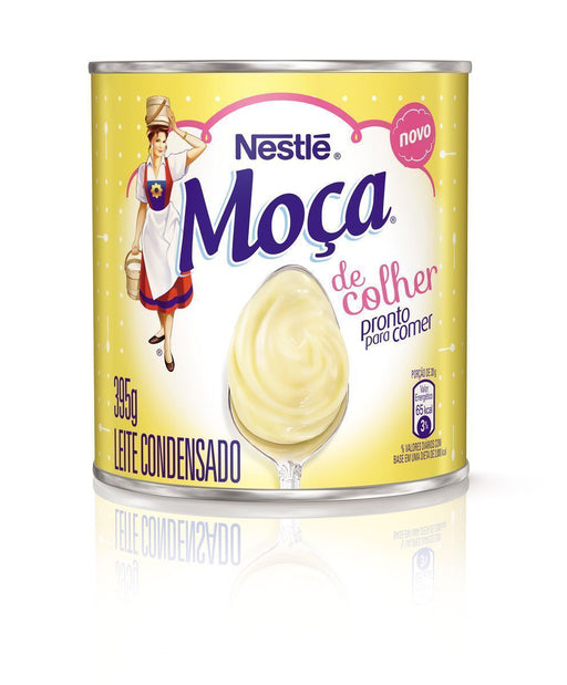 Leite Condensado Cremoso Moça de Colher NESTLÉ Lata 395g