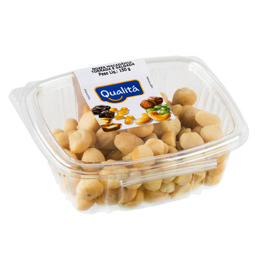 Nozes Macadâmia QUALITÁ Torrada e Salgada 150g