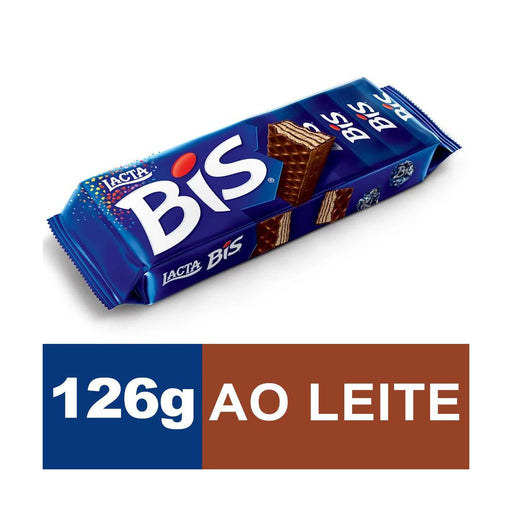 Chocolate Bis LACTA Caixa 126g com 20 unidades