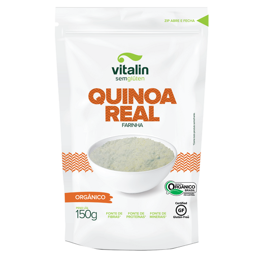 Farinha de Quinoa Orgânica VITALIN Sachê 150g
