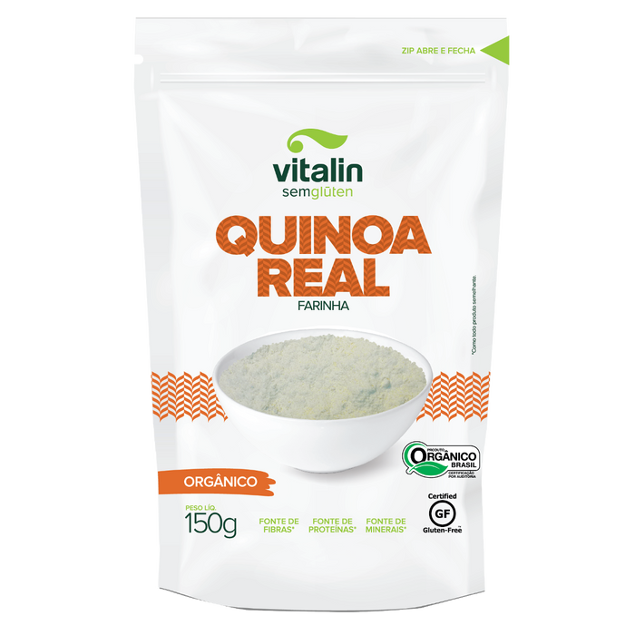 Farinha de Quinoa Orgânica VITALIN Sachê 150g