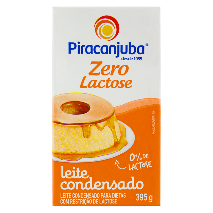 Leite Condensado Zero Lactose PIRACANJUBA 395g