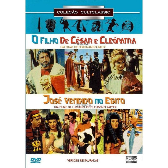 DVD O Filho de César e Cleopatra (1964) + José Vendido no Egito (1962)