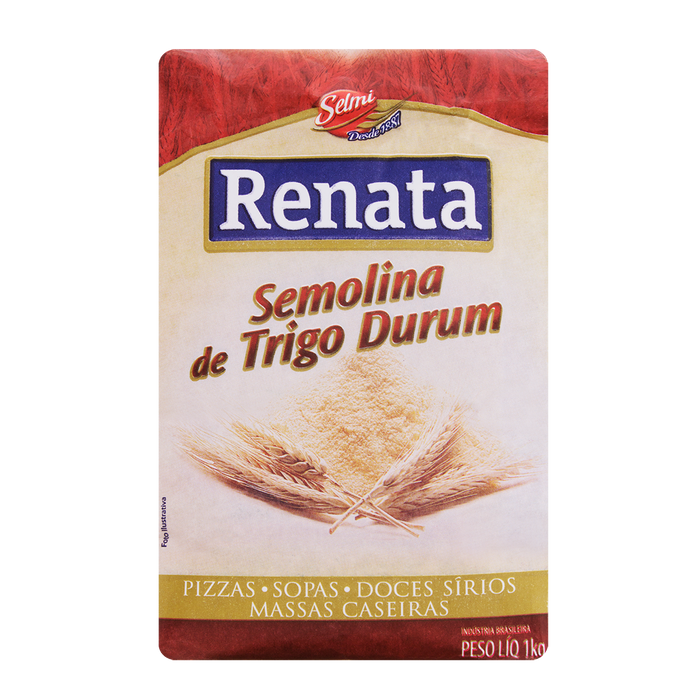 Semolina de Trigo RENATA Pacote 1kg