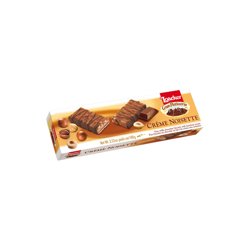 Biscoito Wafer Italiano LOACKER Creme De Avelã Pacote 100g