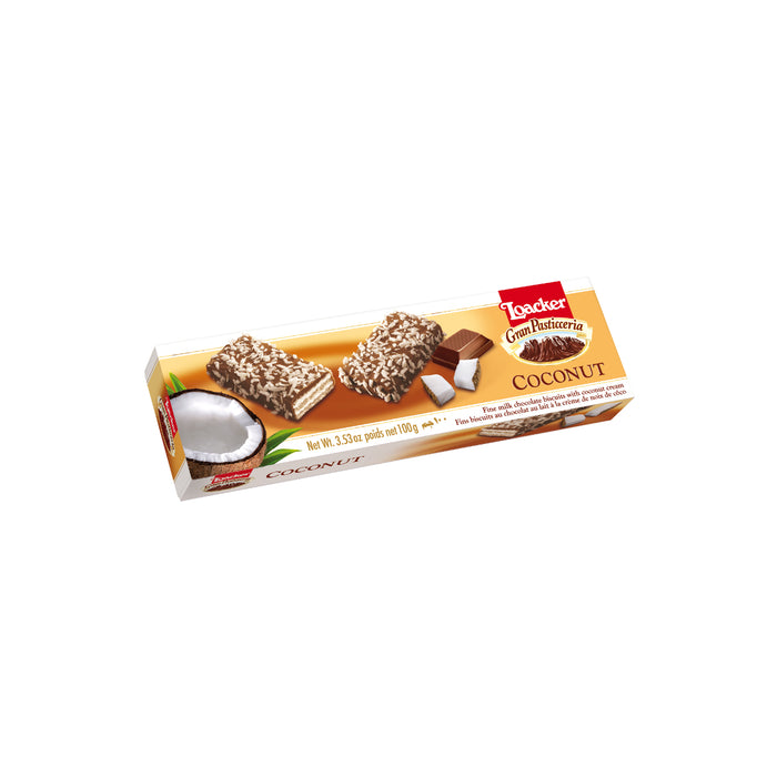 Biscoito Wafer Italiano LOACKER Coco Pacote 100g