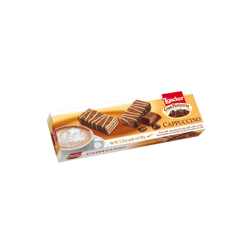 Biscoito Wafer Italiano LOACKER Cappuccino Pacote 100g