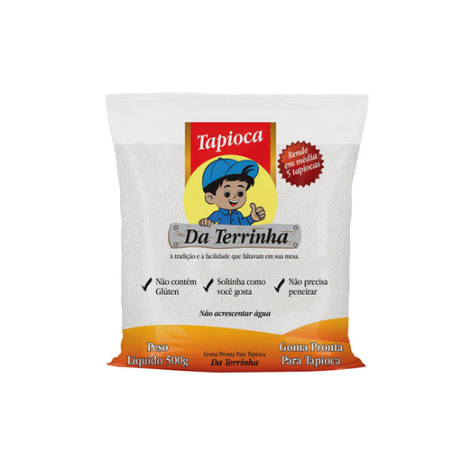 Massa de Tapioca DA TERRINHA  Pacote 500g